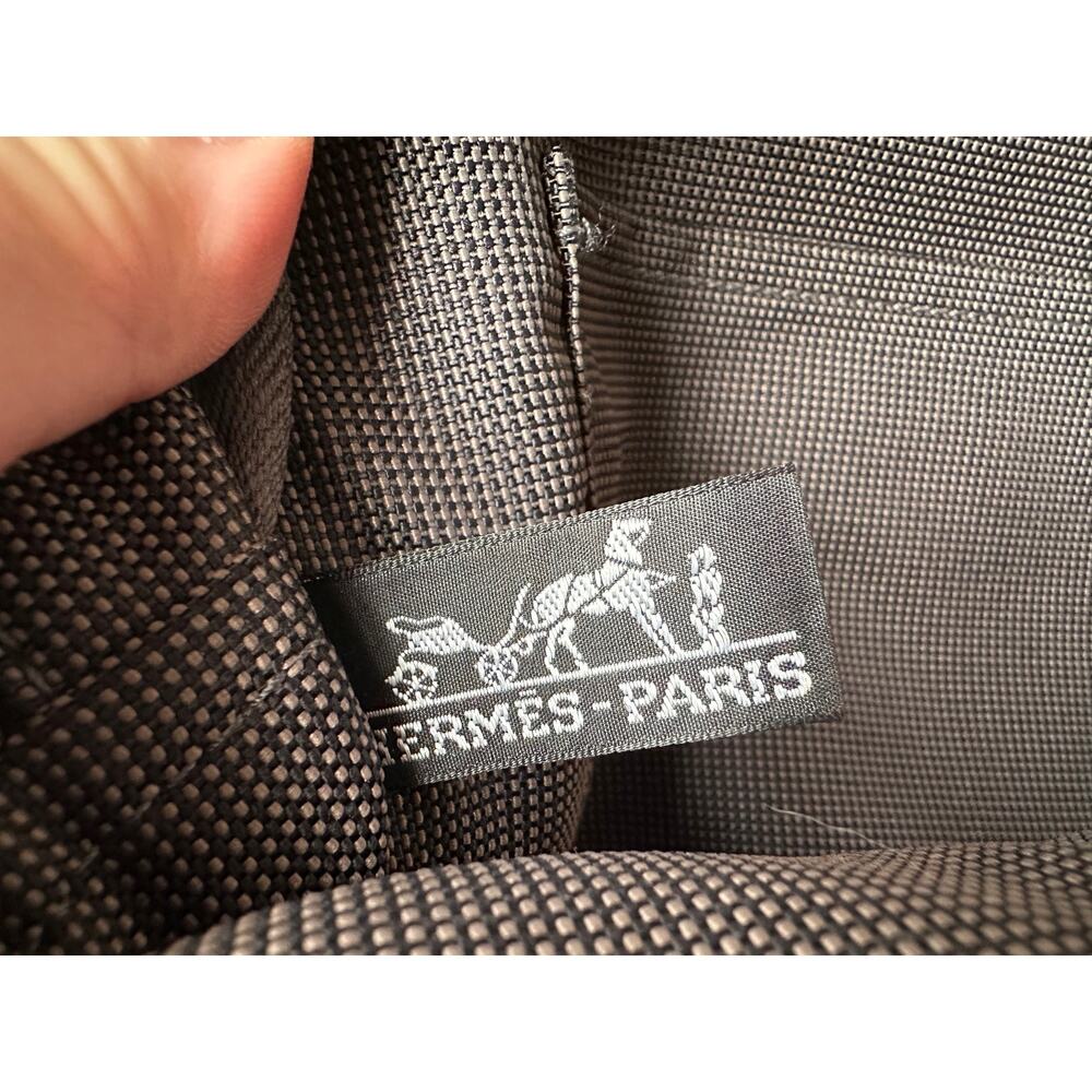 Hermes HerLine MM Tote Bag Charcoal Gray / Black - Picture 8 of 16